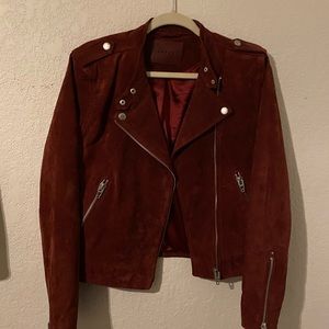 Blank NYC suede moto jacket